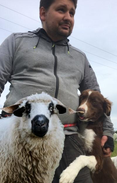 Alexandre Baillot. Eleveur de père en fils sur plusieurs générations. La passion de l'élevage pastoral pour ses moutons !